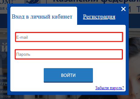 Авторизация в системе